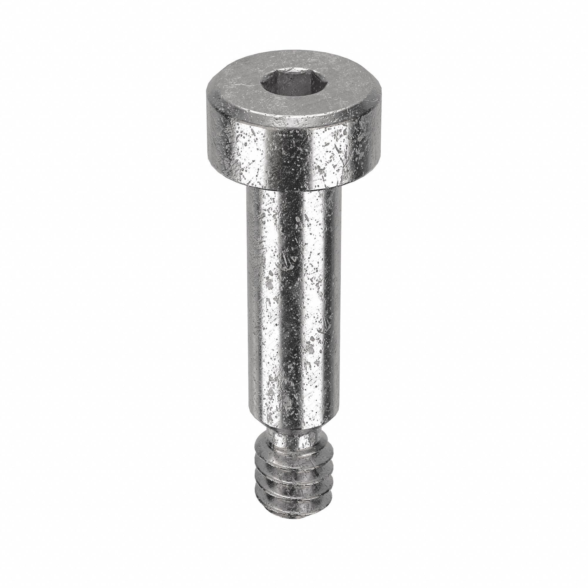 Shoulder Screw: Precision, 6-32 Thr Size, 3/16 in Thr Lg, 1/2 in Shoulder Lg, Std, Plain, 10 PK
