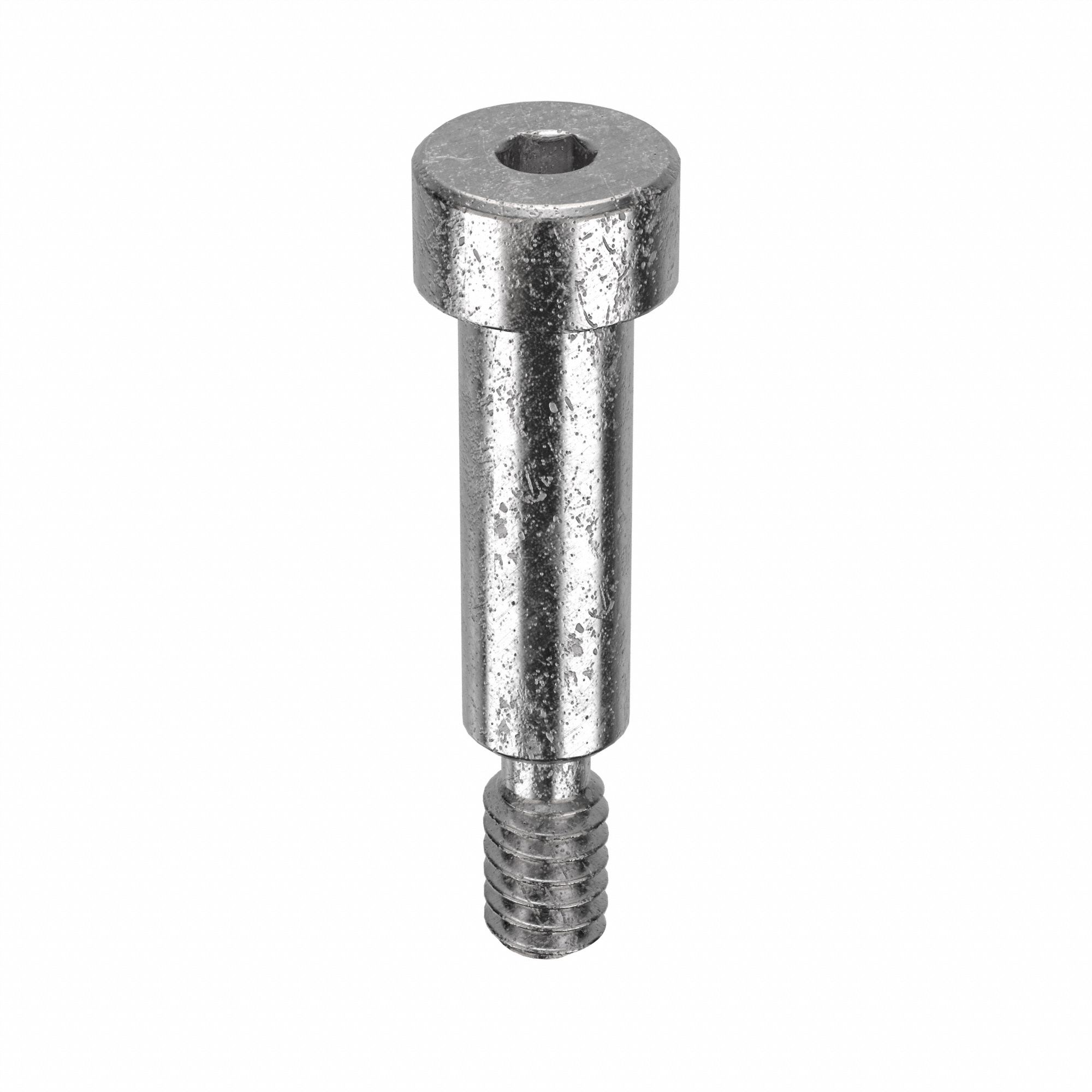 Shoulder Screw: Precision, 10-32 Thr Size, 1/4 in Thr Lg, 3/4 in Shoulder Lg, Std, Plain, 5 PK