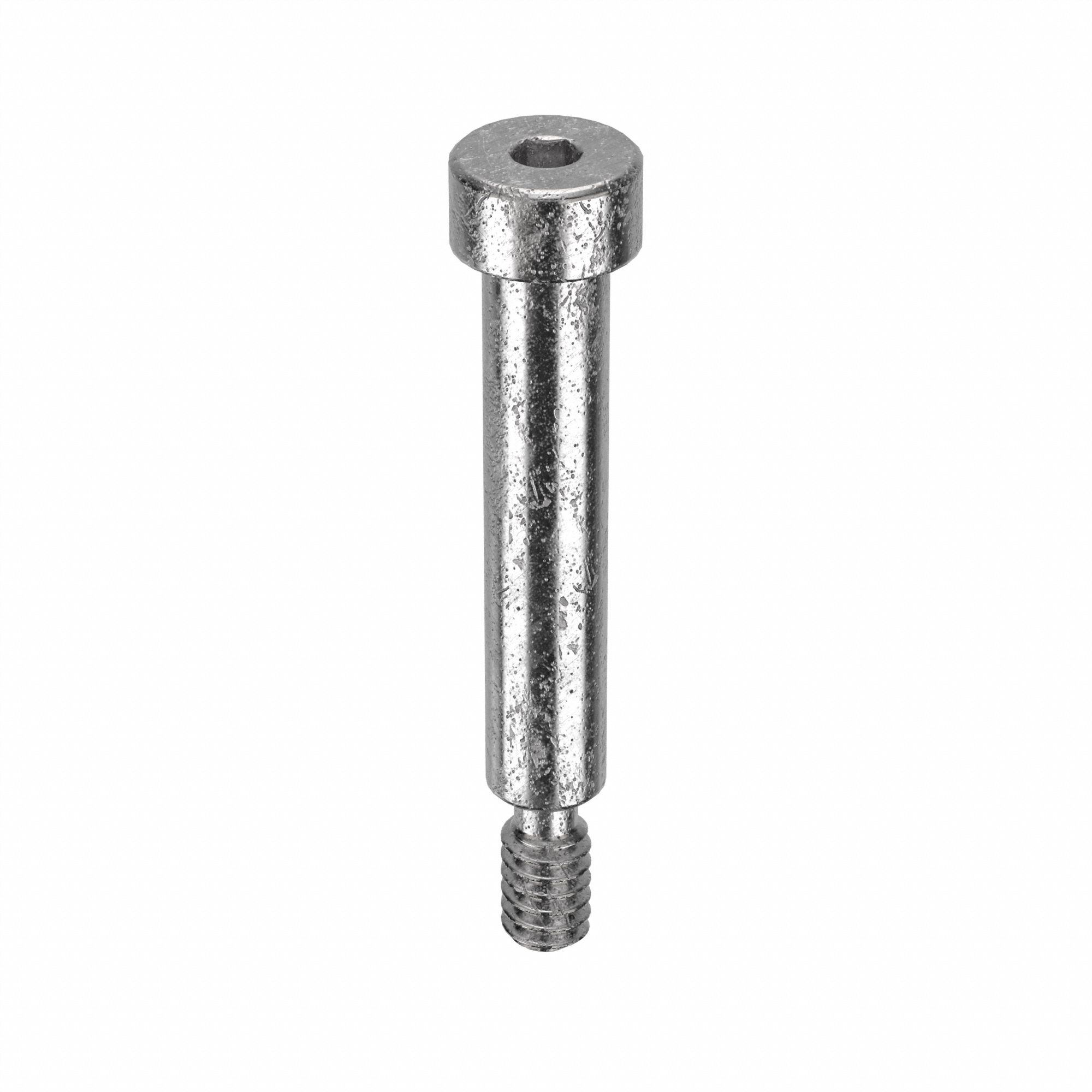 Shoulder Screw: Precision, 10-32 Thr Size, 1/4 in Thr Lg, 1 1/4 in Shoulder Lg, Std, Plain, 5 PK