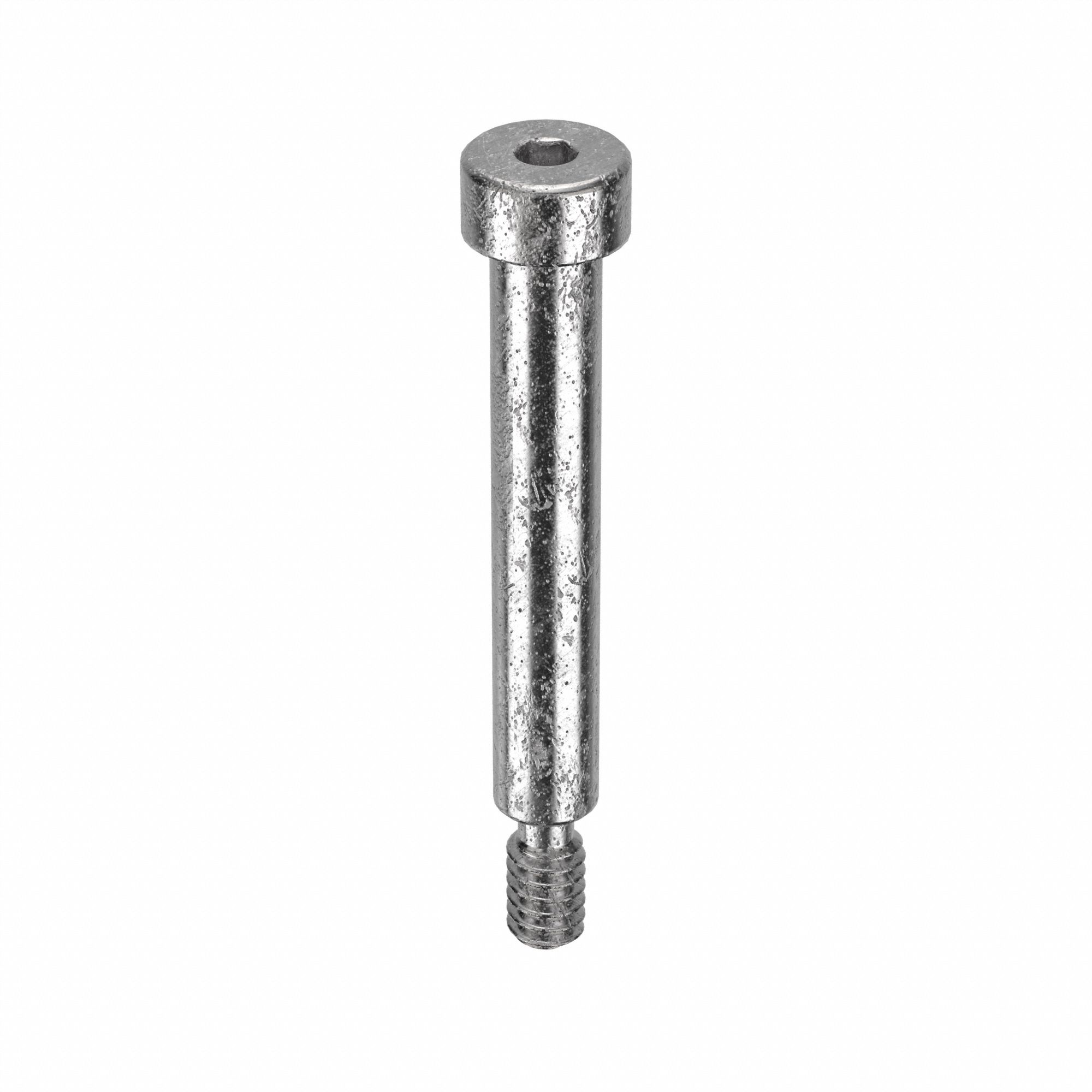 Shoulder Screw: Precision, 10-24 Thr Size, 1/4 in Thr Lg, 1 1/2 in Shoulder Lg, Std, Plain, 5 PK