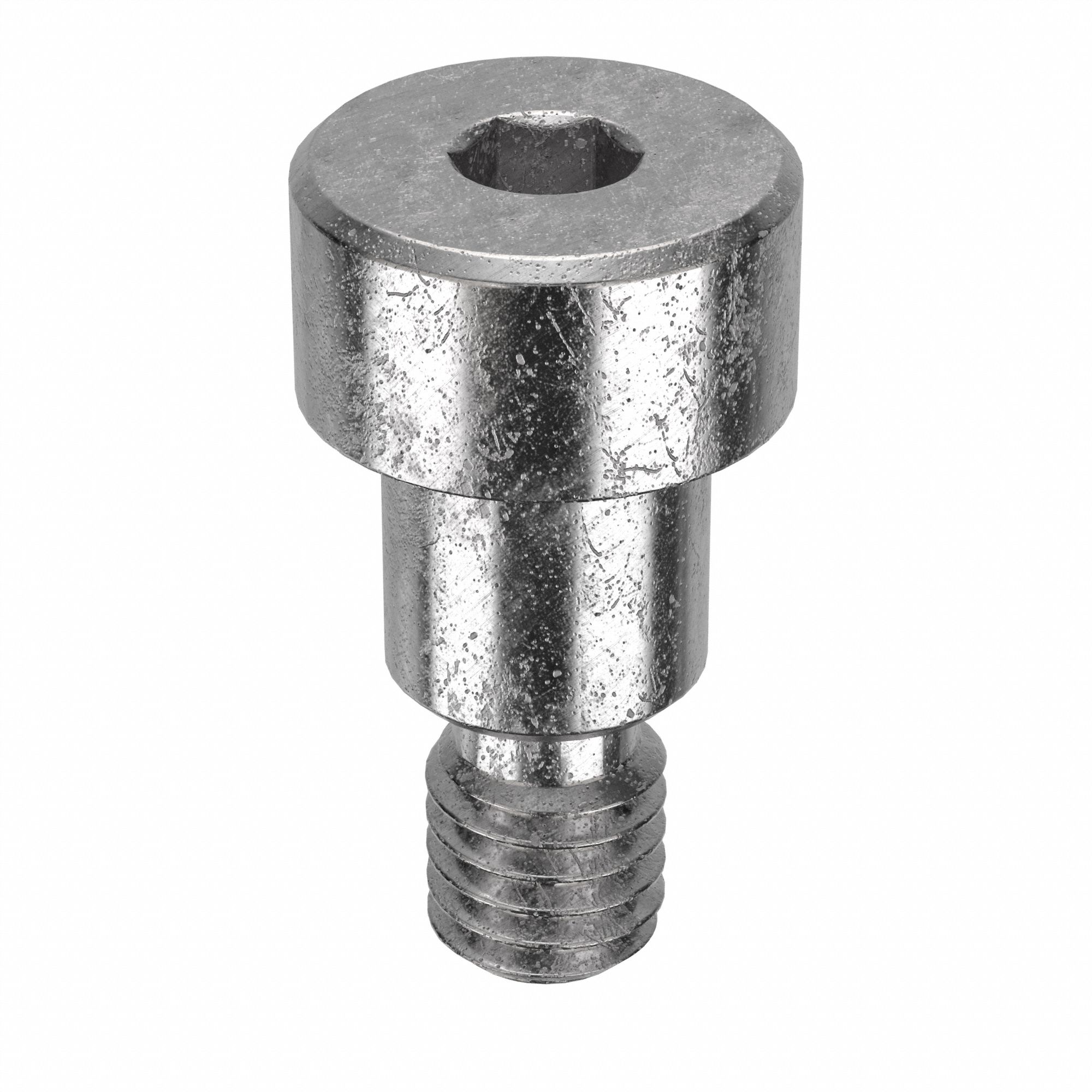 Shoulder Screw: Precision, 10-32 Thr Size, 1/4 in Thr Lg, 1/4 in Shoulder Lg, Std, Plain, 10 PK