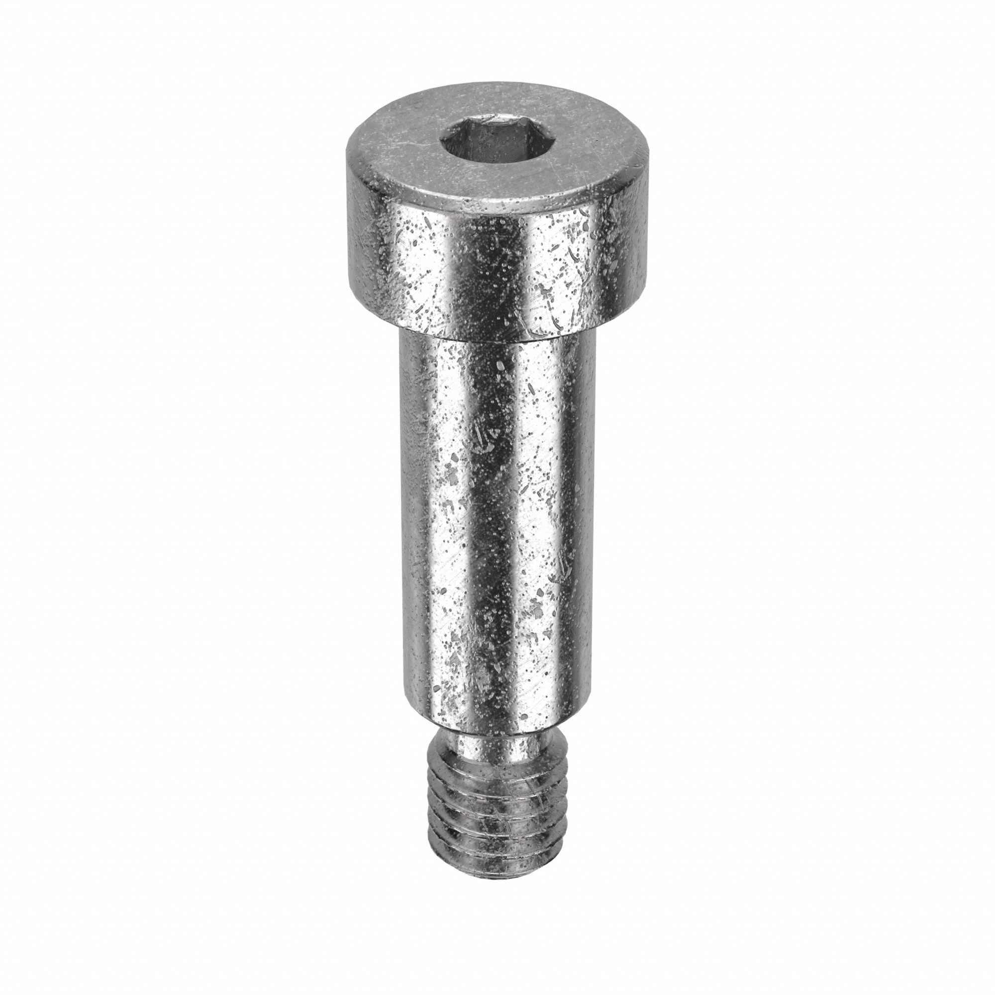 Shoulder Screw: Precision, 10-32 Thr Size, 1/4 in Thr Lg, 5/8 in Shoulder Lg, Std, Plain, 5 PK