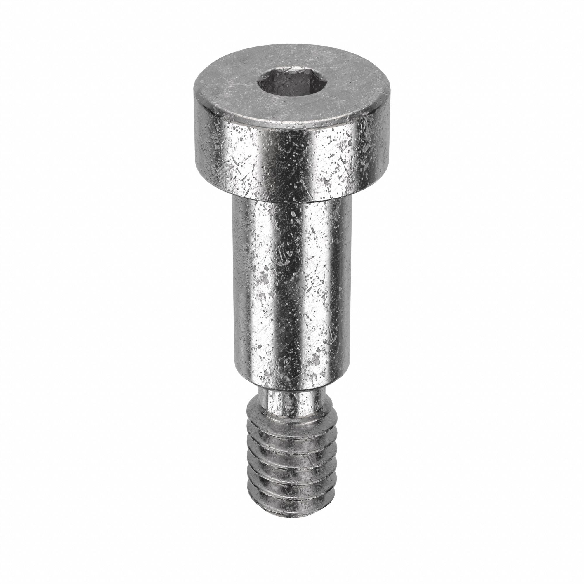 Shoulder Screw: Precision, 1/4-20 Thr Size, 7/16 in Thr Lg, 5/8 in Shoulder Lg, Std, Plain, 5 PK