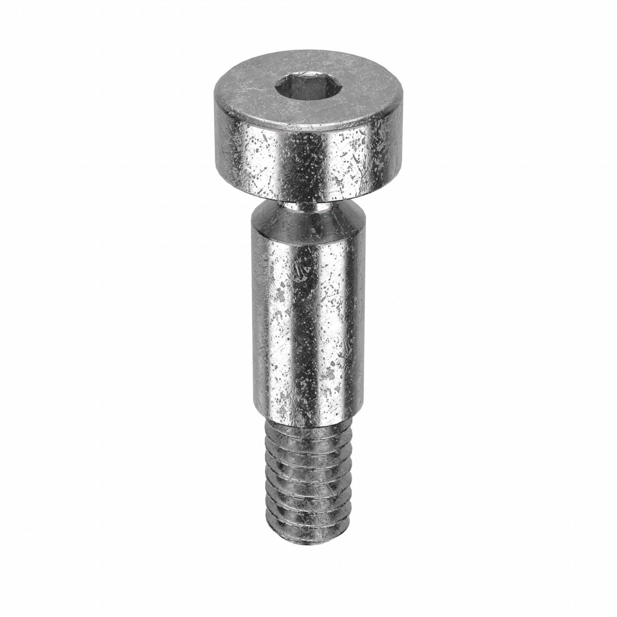 Shoulder Screw: Precision, 1/4-20 Thr Size, 7/16 in Thr Lg, 3/4 in Shoulder Lg, Std, Plain, 5 PK