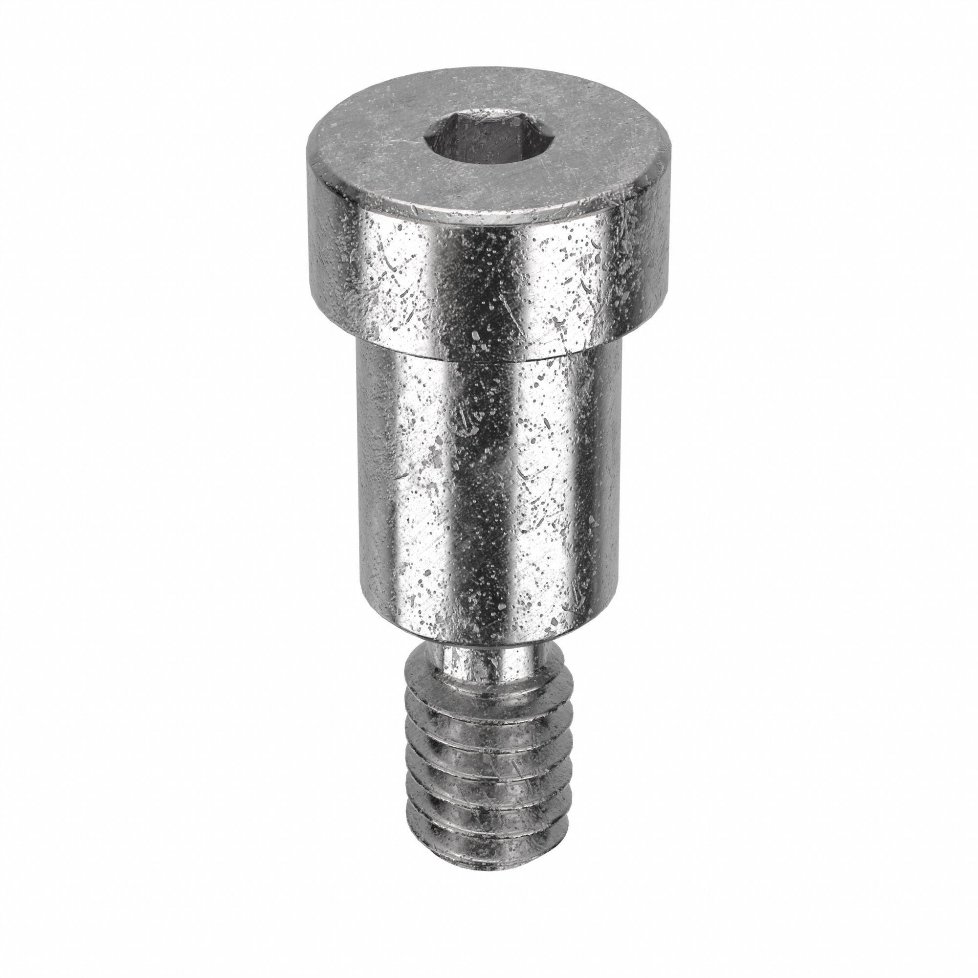 Shoulder Screw: Precision, 1/4-20 Thr Size, 7/16 in Thr Lg, 1/2 in Shoulder Lg, Std, Plain, 5 PK