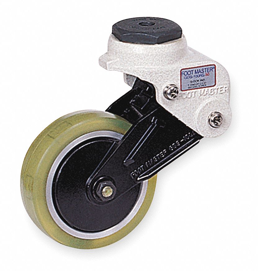 Rigid, No Brake, Bolt-Hole Caster - 6JY65|GDS-100A-RS - Grainger