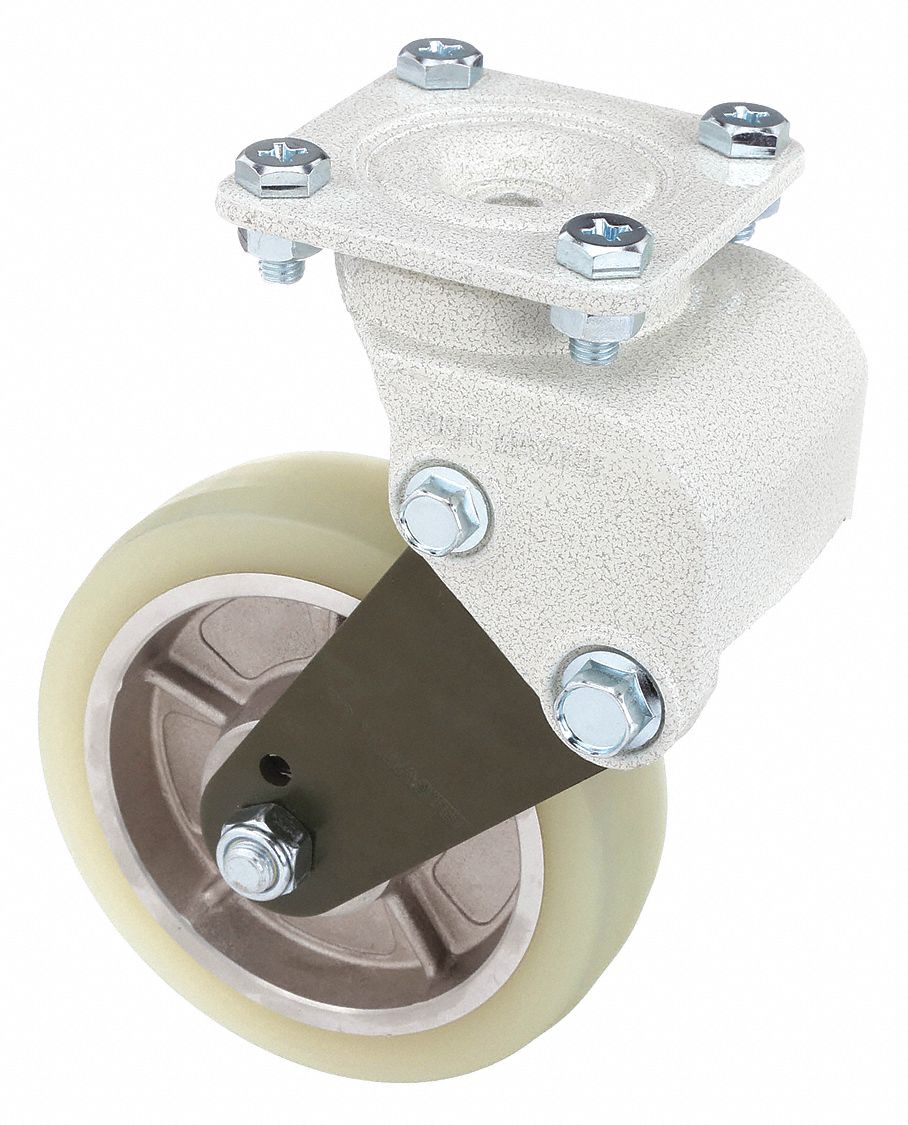 Shock-Absorbing Plate Casters