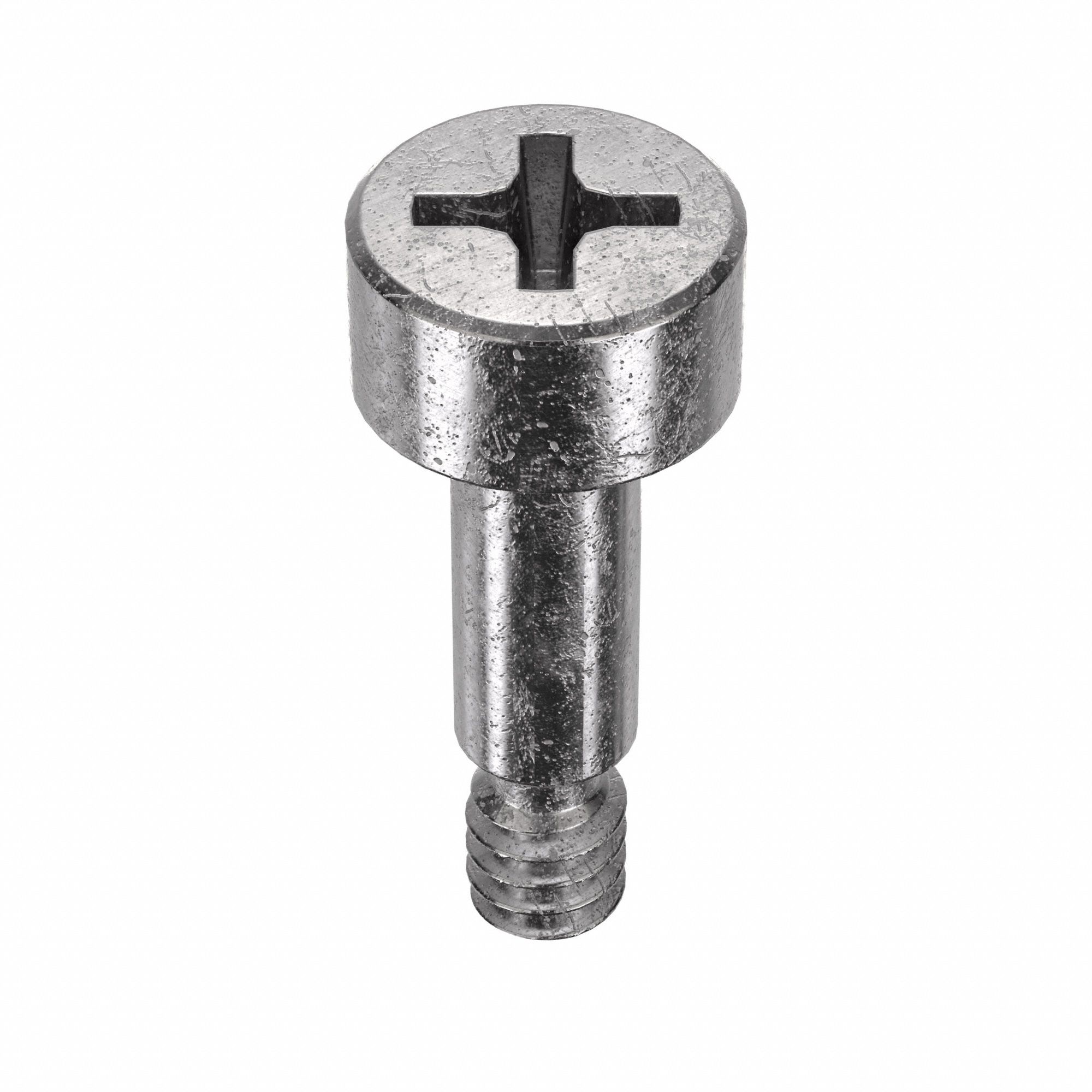 Shoulder Screw: Precision, 4-40 Thr Size, 5/32 in Thr Lg, 5/16 in Shoulder Lg, Std, Plain, 10 PK