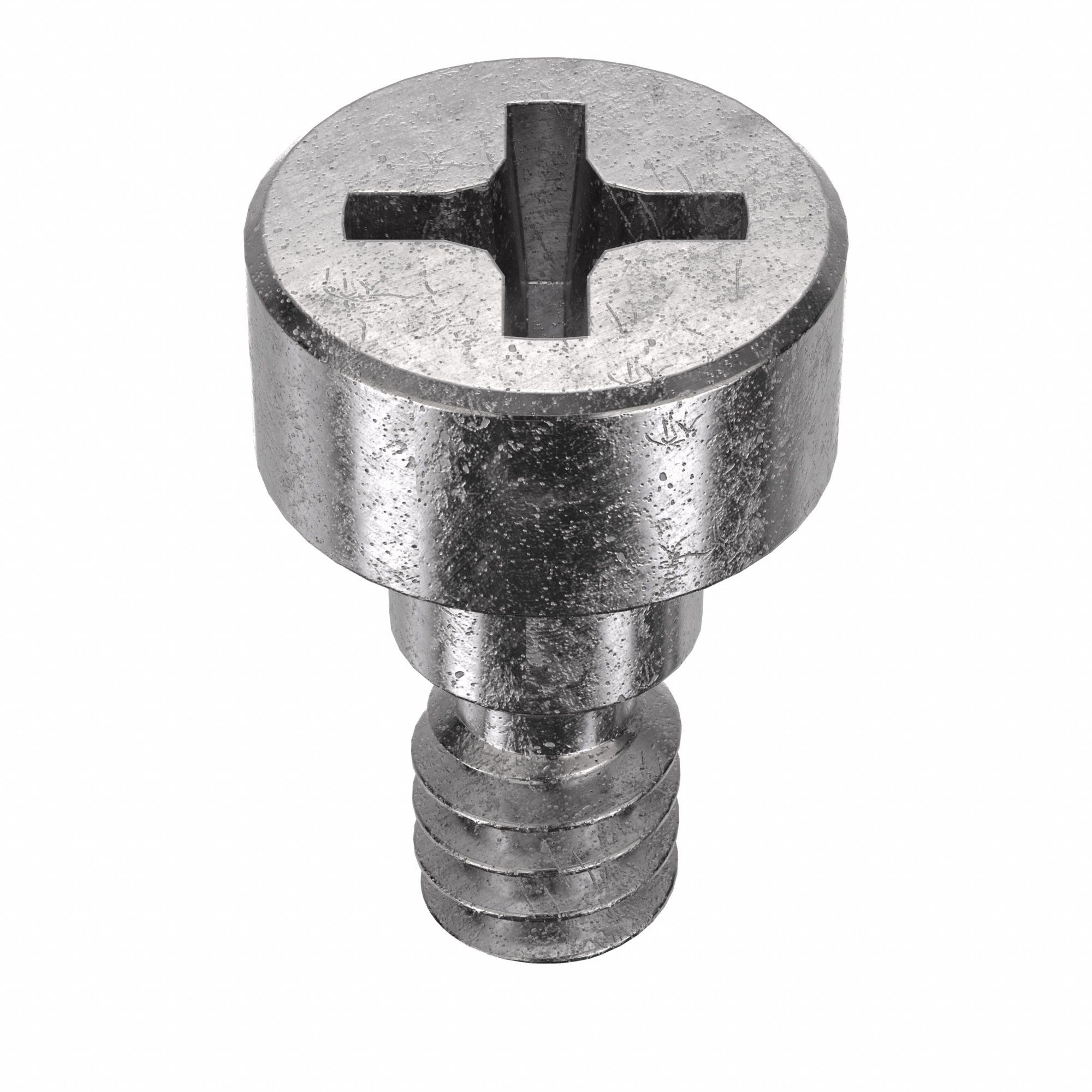 Shoulder Screw: Precision, 6-32 Thr Size, 3/16 in Thr Lg, 1/8 in Shoulder Lg, Std, Plain, 10 PK
