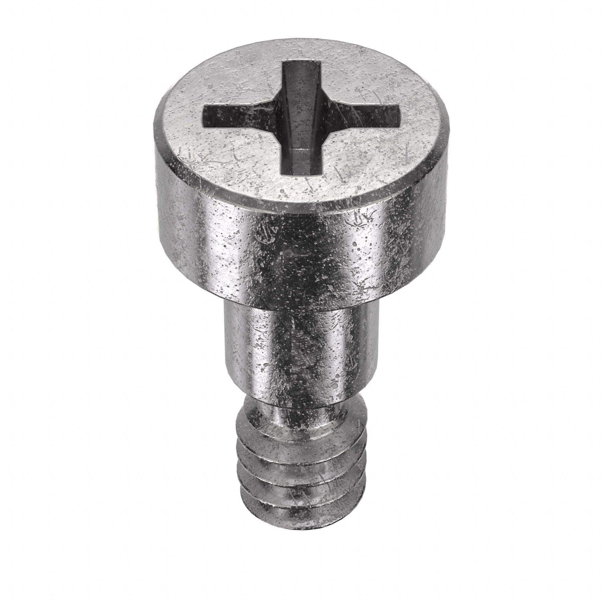 Shoulder Screw: Precision, 6-32 Thr Size, 3/16 in Thr Lg, 3/16 in Shoulder Lg, Std, Plain, 10 PK
