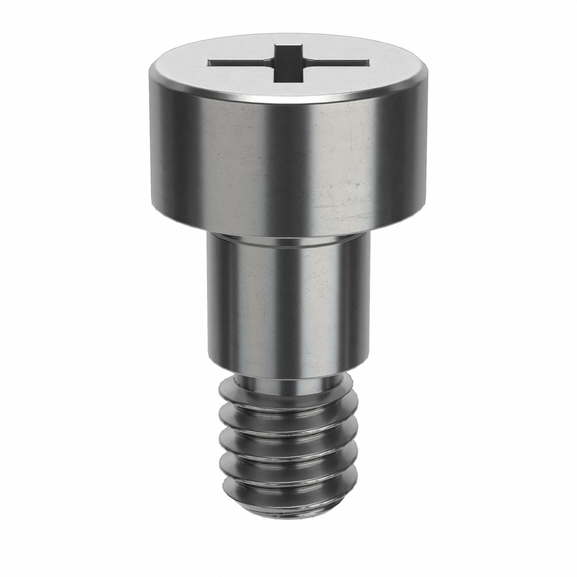Shoulder Screw: Precision, 8-32 Thr Size, 3/16 in Thr Lg, 3/16 in Shoulder Lg, Std, Plain, 10 PK