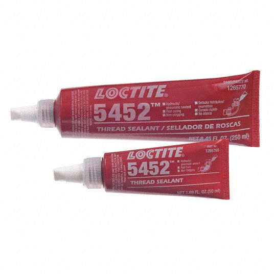 LOCTITE, 5452, 1.7 fl oz, Pipe Thread Sealant 6JZW31265769 Grainger