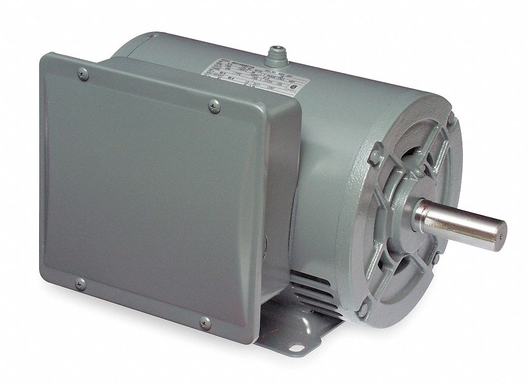 General Purpose Motor, 5 HP, CapacitorStart, Nameplate RPM 1760, Voltage 230, 184T Frame Grainger