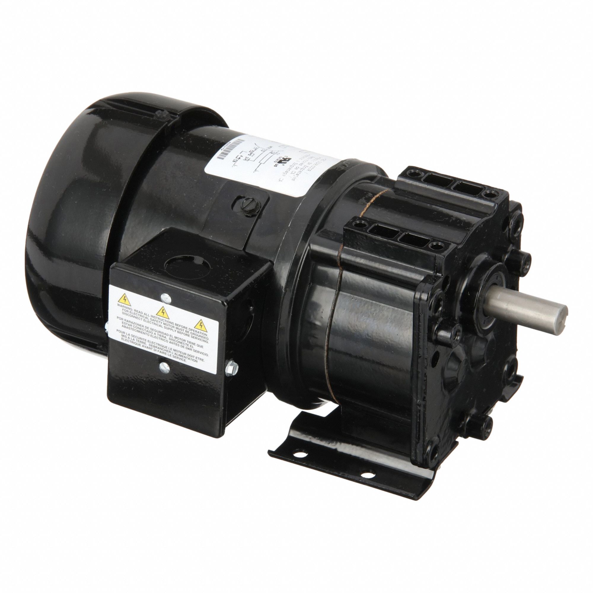 AC GEARMOTOR, PARALLEL, SINGLE OUTPUT SHAFT, SPLIT-PHASE, TEFC, 27 RPM, 275 IN-LB MAXIMUM TORQUE