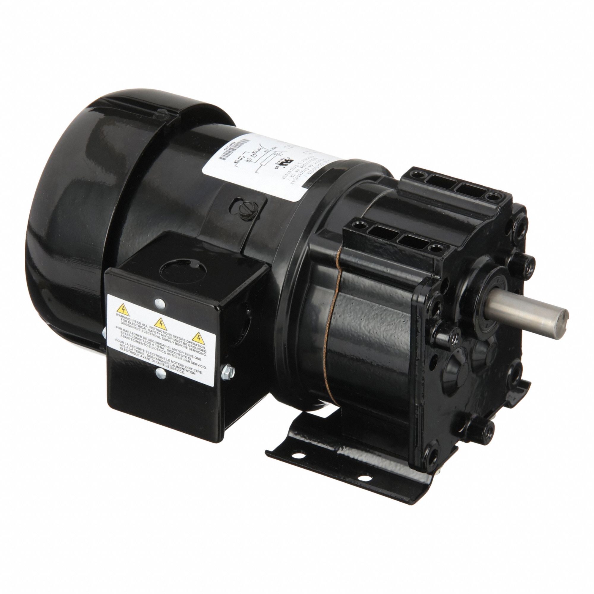 DAYTON AC Gearmotor: Parallel, Single Output Shaft, Split-Phase, TEFC, 90  RPM, 100 in-lb Max Torque, image size:2000x2000