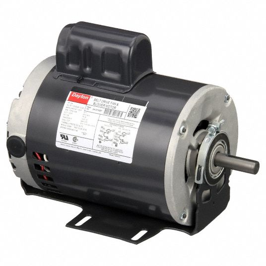 DAYTON, 1 Speed, Open Dripproof, Belt Drive Motor - 6K376|6K376 - Grainger