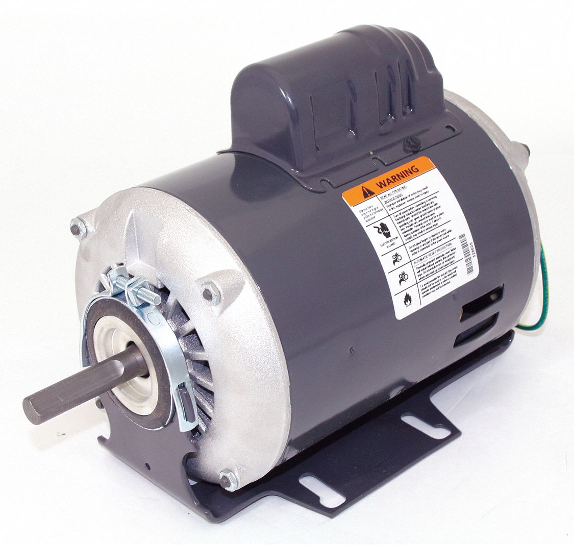 DAYTON, 1 Speed, Open Dripproof, Belt Drive Motor - 6K490|6K490