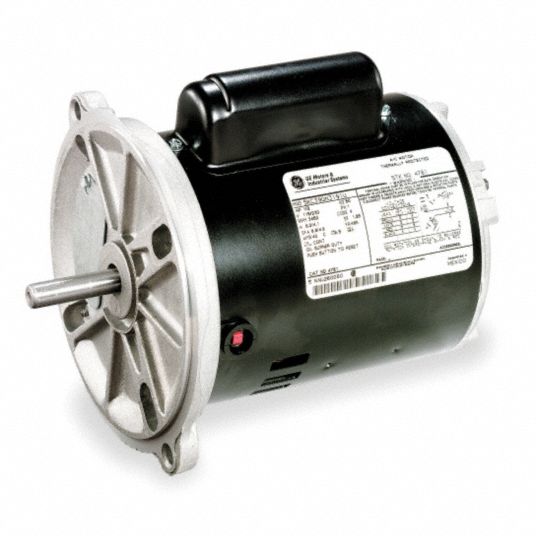 GE 1/3 HP Oil Burner Motor, 3450 Nameplate RPM,115/230 Voltage, Frame