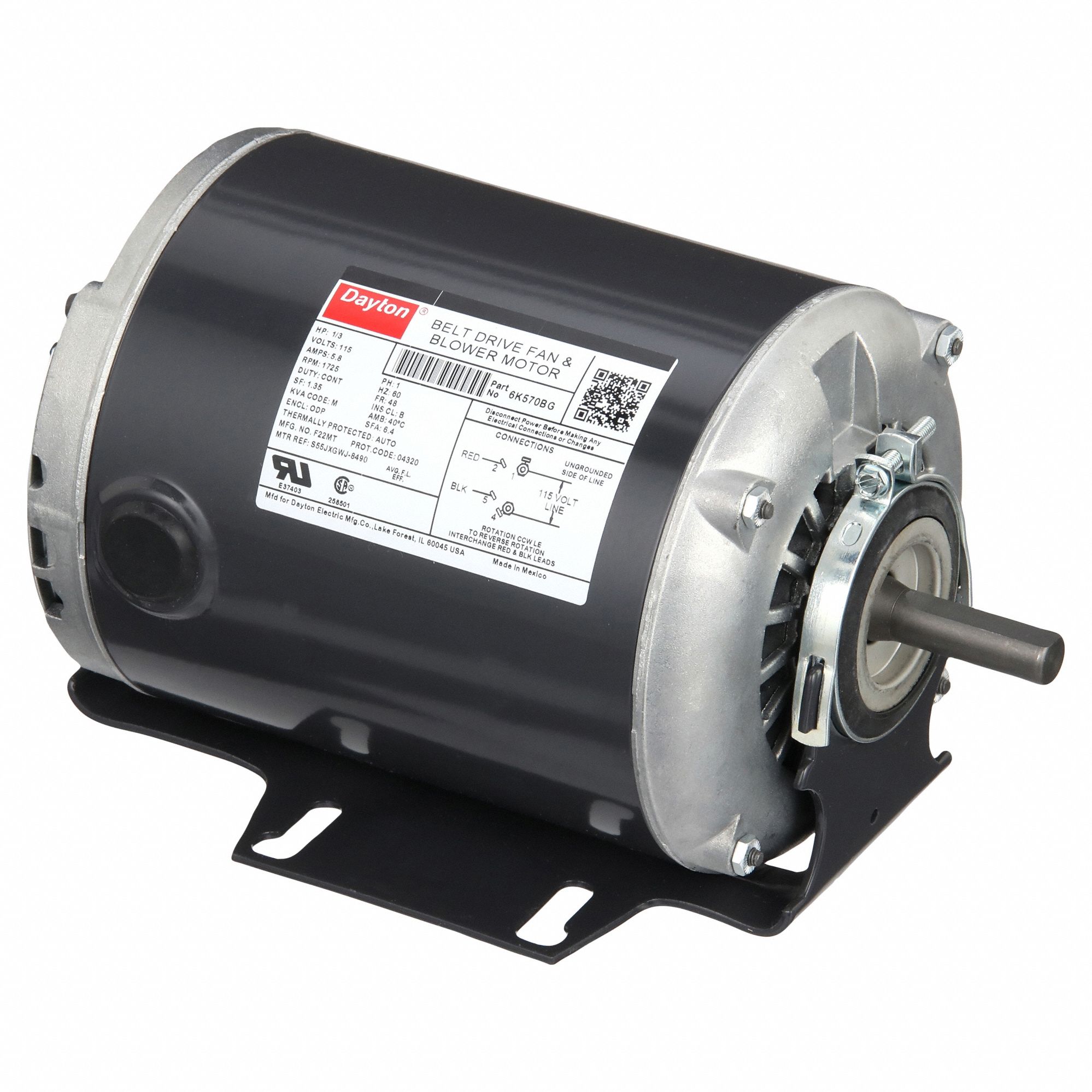 MOTOR,1/3 HP,60HZ,BELT