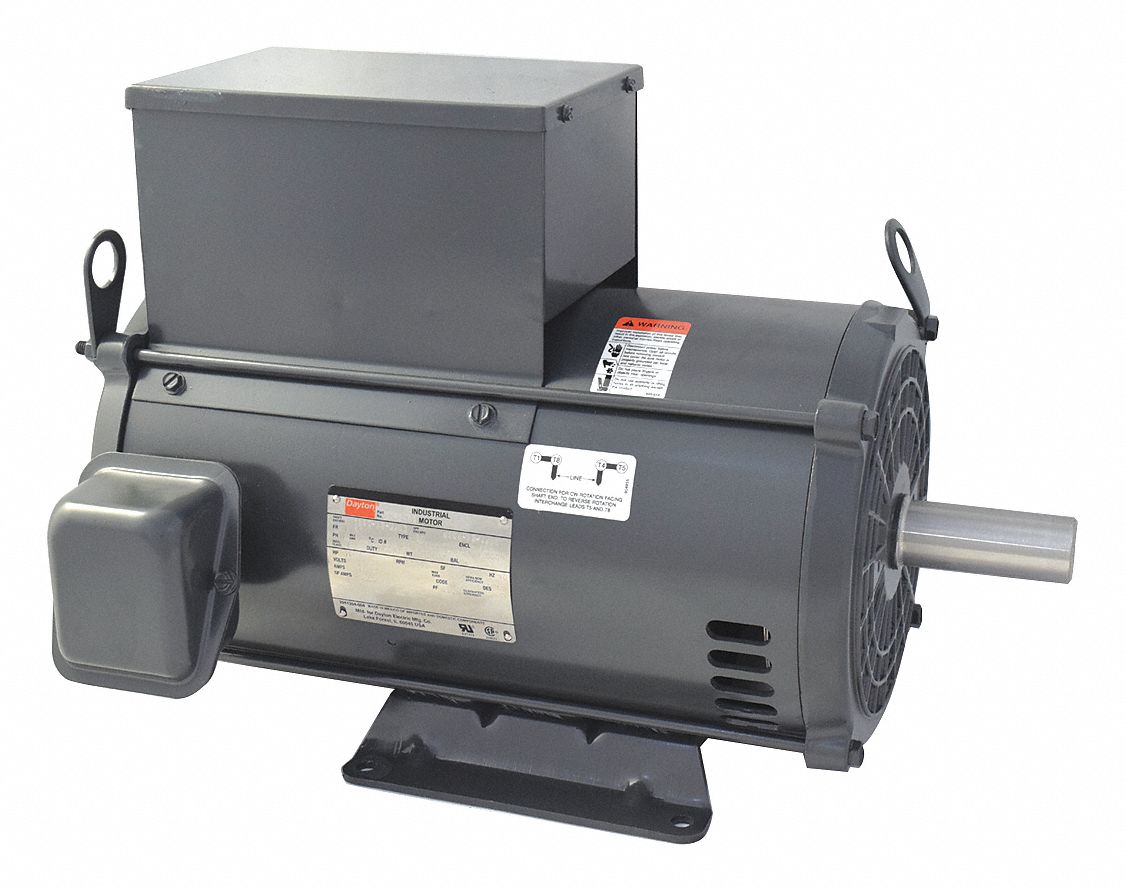 DAYTON General Purpose Motor, 10 HP, CapacitorStart, Nameplate RPM