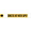 Domestic Hot Water Supply Fiberglass Carrier Mounted with Strapping Pipe Markers