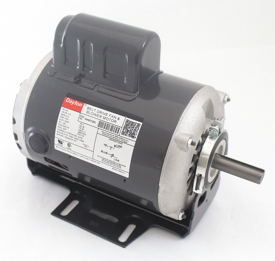 DAYTON, Speed, Open Dripproof, Belt Drive Motor 6K872|6K872 Grainger