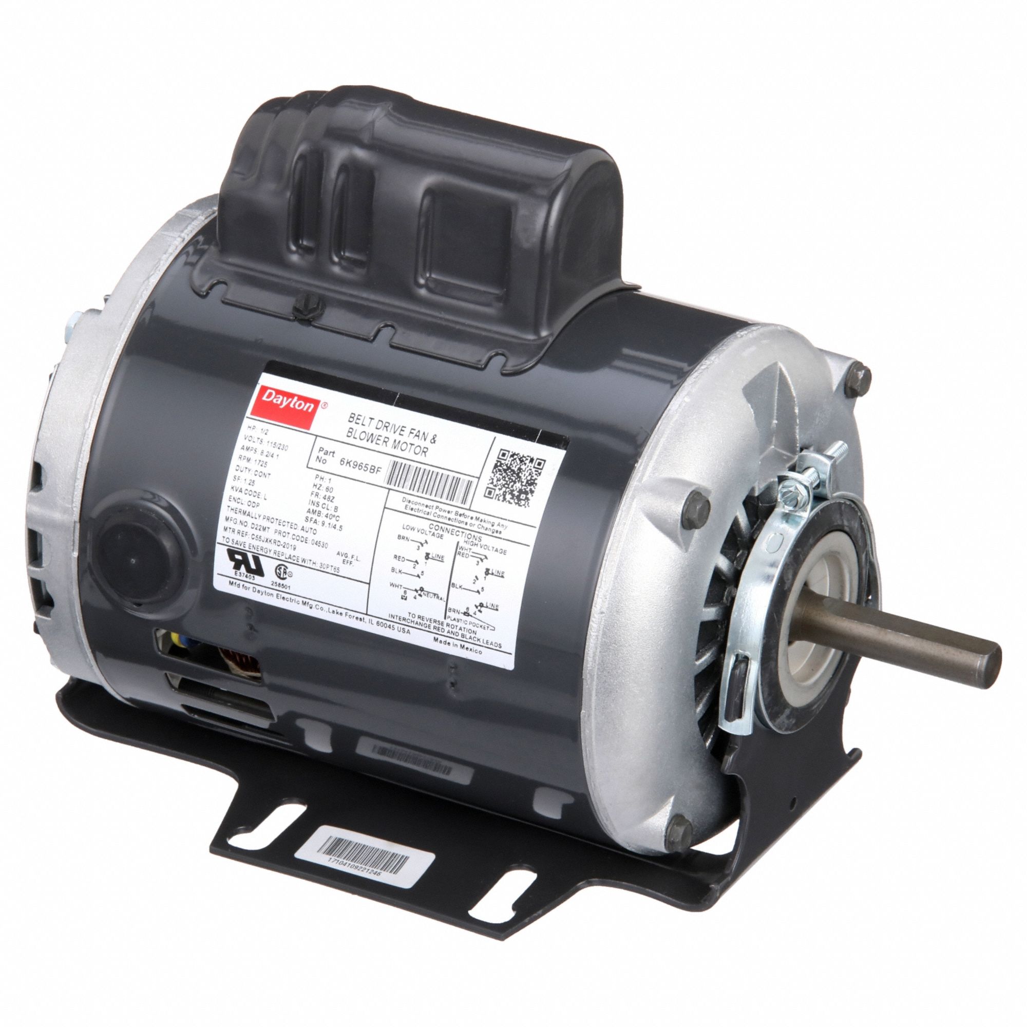 MTR GP,DC,PR,1/2 HP,1725 T/M,48