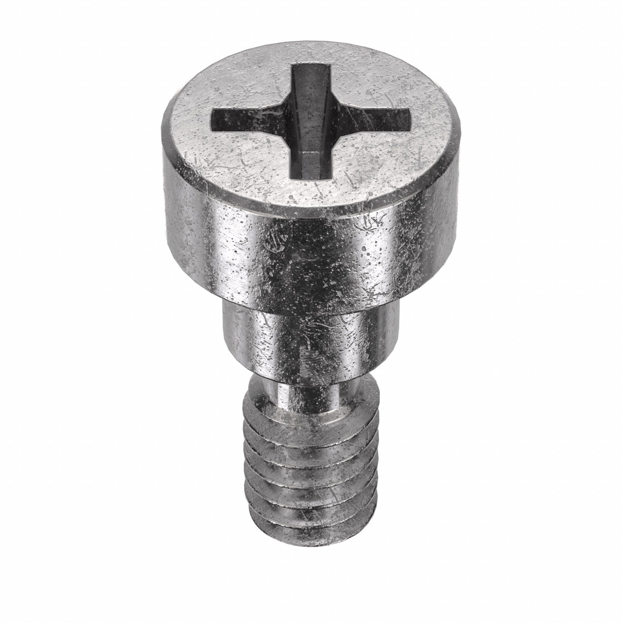 Shoulder Screw: Precision, 1/4-20 Thr Size, 7/16 in Thr Lg, 1/4 in Shoulder Lg, Std, Plain, 5 PK