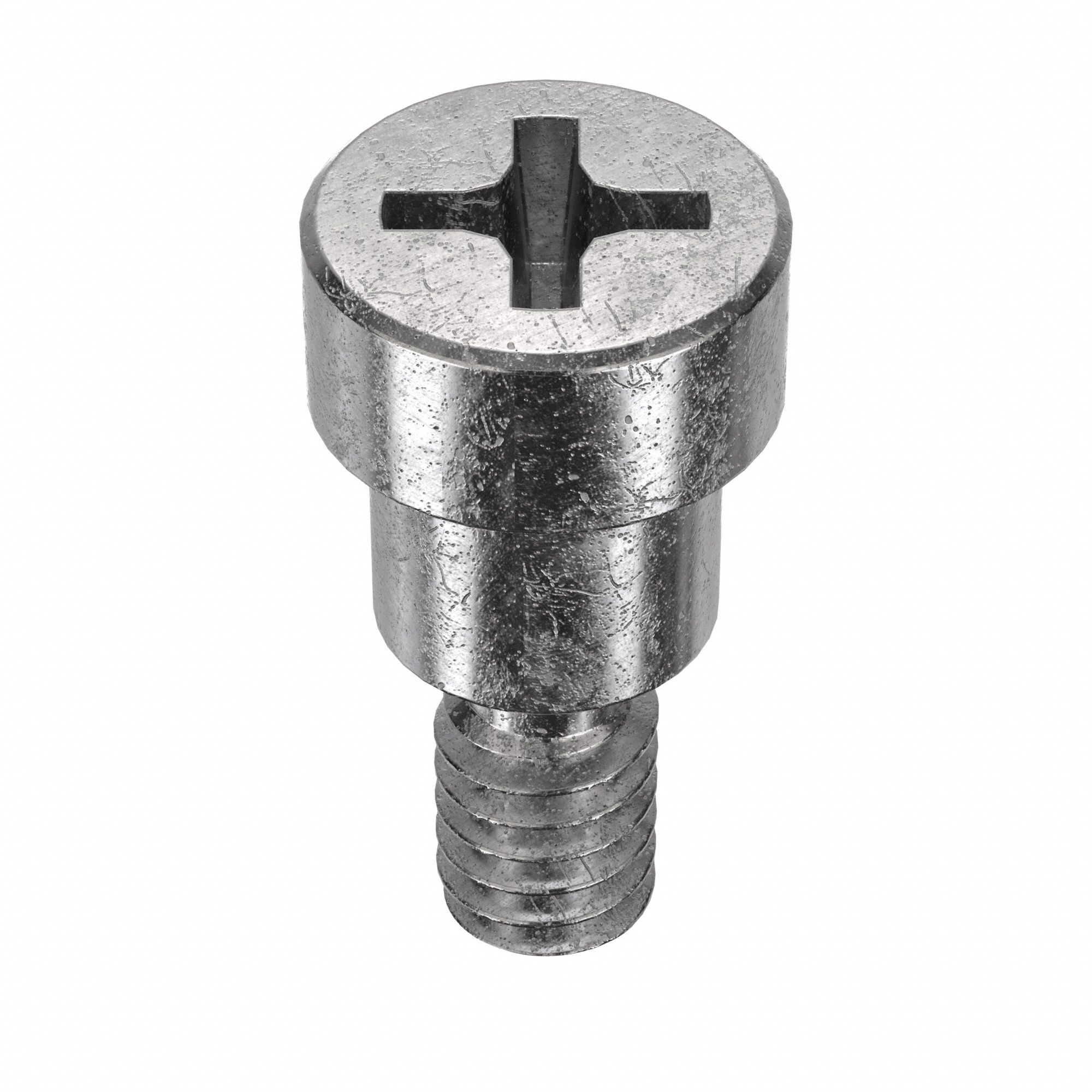 Shoulder Screw: Precision, 1/4-20 Thr Size, 7/16 in Thr Lg, 5/16 in Shoulder Lg, Std, Plain, 5 PK