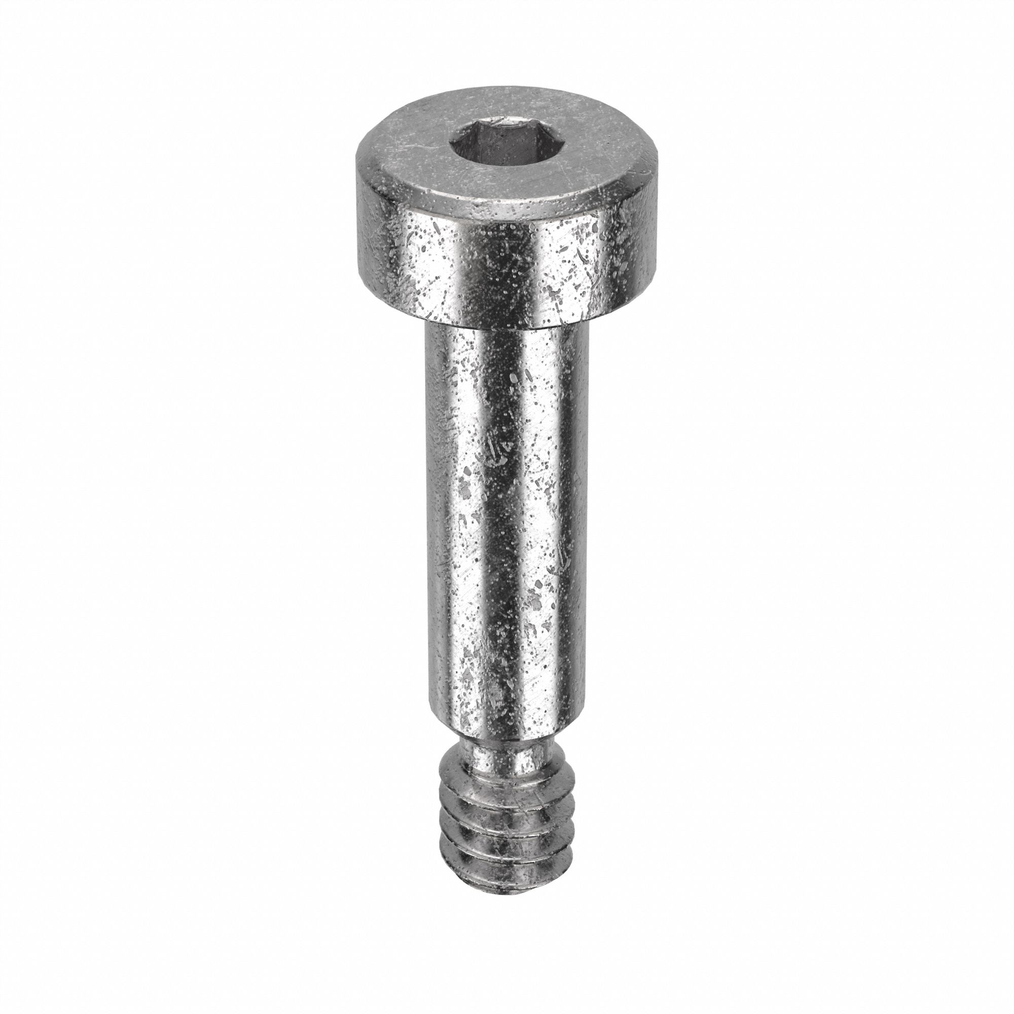 Shoulder Screw: Precision, 6-32 Thr Size, 3/16 in Thr Lg, 1/2 in Shoulder Lg, Std, Plain, 5 PK
