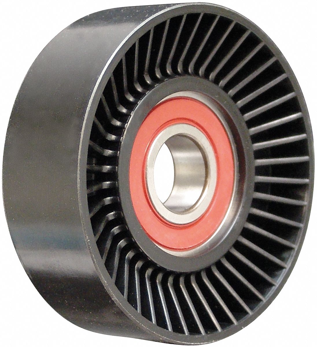 Idler Pulley: Idler Pulley, 89017, Serpentine, Flat, Flangeless Flange, Light Duty, Polymer