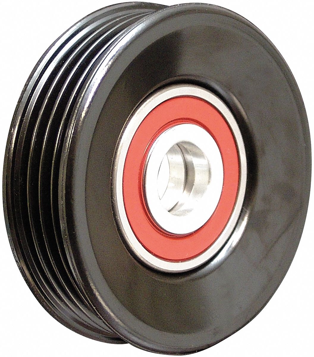 Idler Pulley: Idler Pulley, 89050, Serpentine, Ribbed, Flanged Flange, 4 Grooves, Light Duty