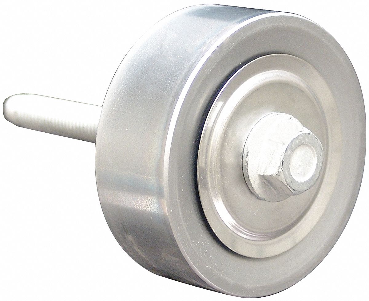 Idler Pulley: Idler Pulley, 89131, Serpentine, Flat, Flangeless Flange, Light Duty, Steel
