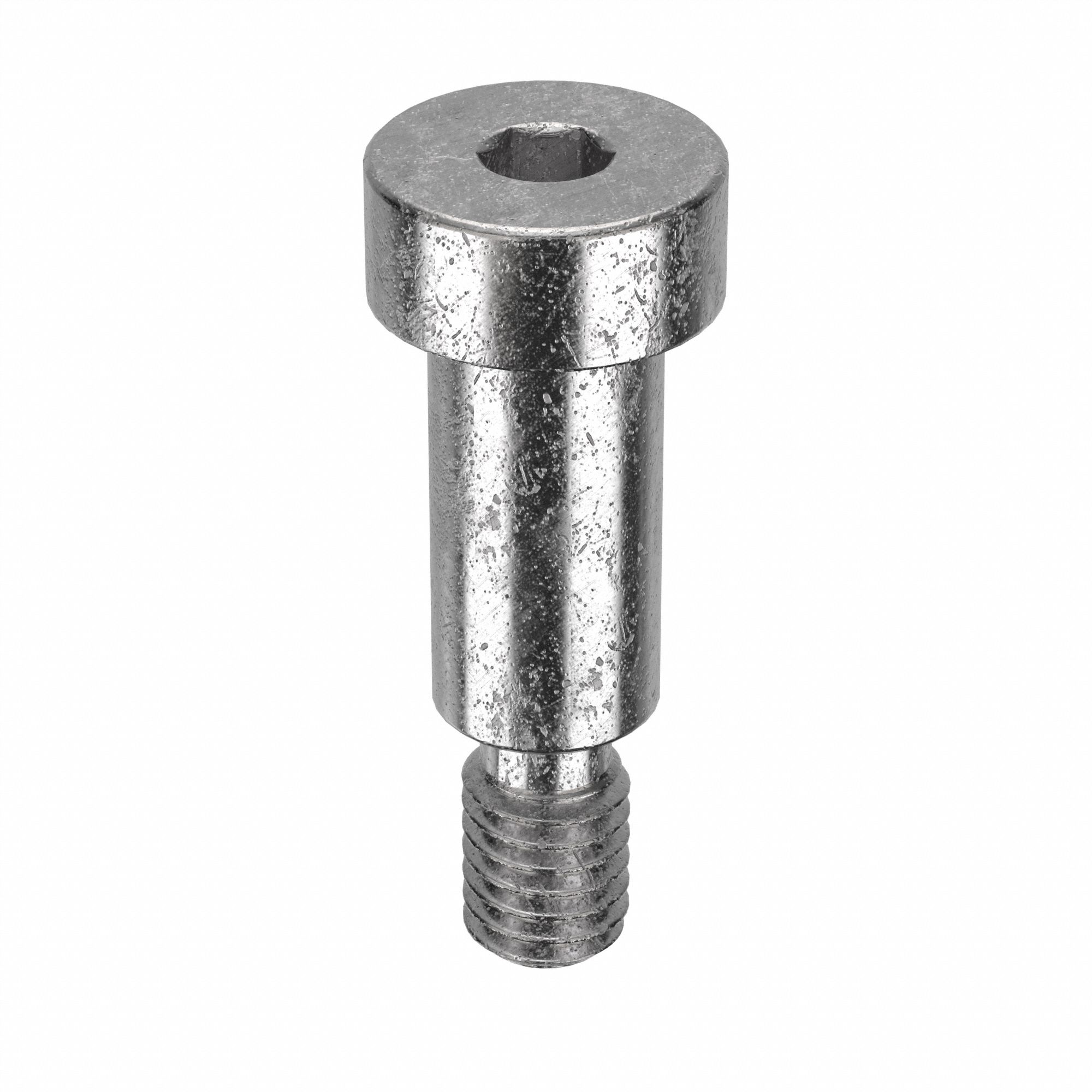 Shoulder Screw: Precision, 3/8"-16 Thr Size, 5/8 in Thr Lg, 1 in Shoulder Lg, Std, Plain, 5 PK