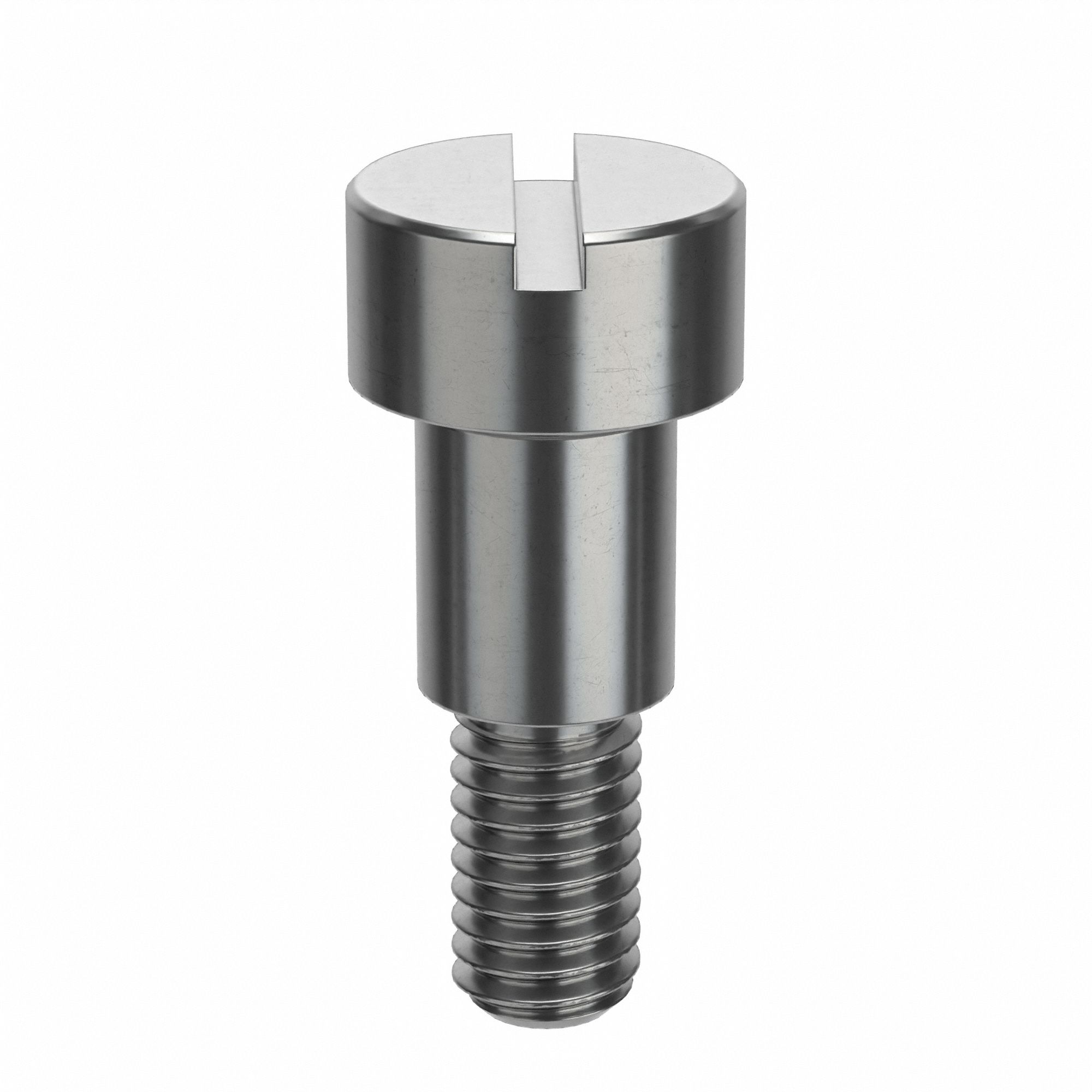 Shoulder Screw: Precision, 6-32 Thr Size, 3/16 in Thr Lg, 7/16 in Shoulder Lg, Std, Plain, 10 PK