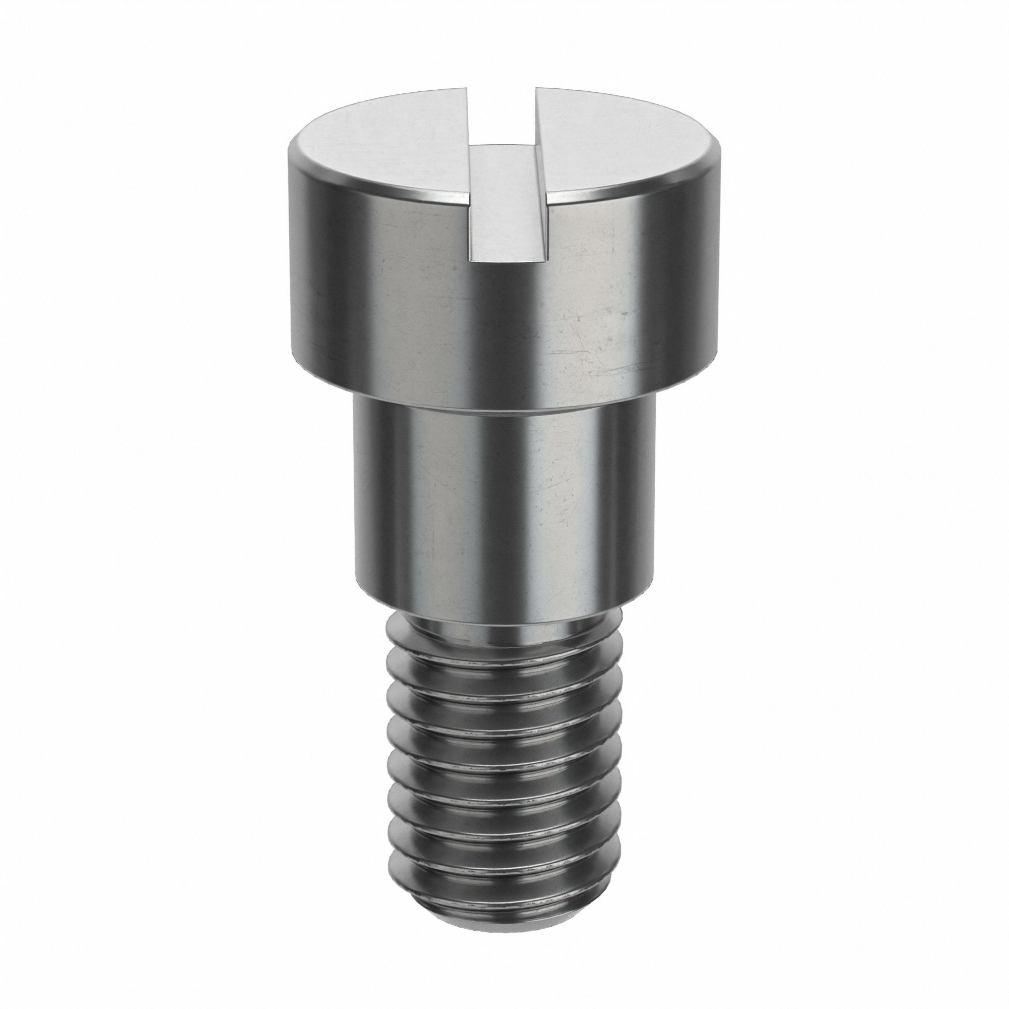 Shoulder Screw: Precision, M8-1.25 Thr Size, 12 mm Thr Lg, 8 mm Shoulder Lg, Std, Plain, 5 PK