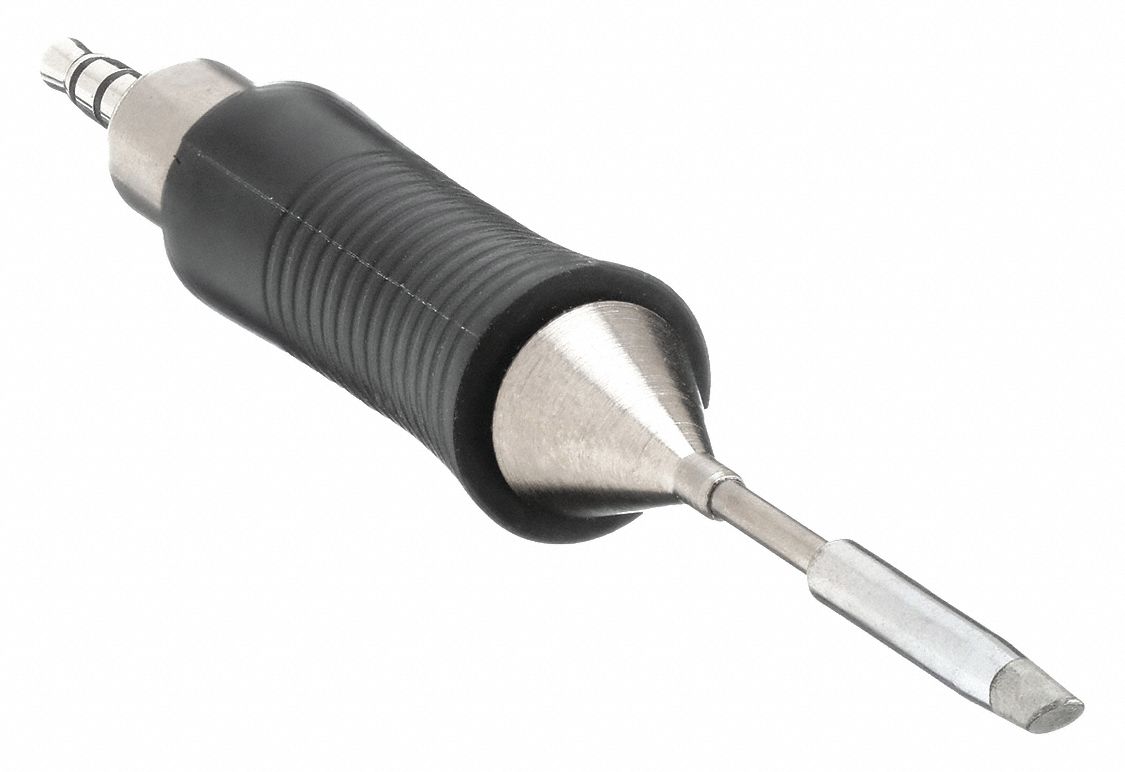Soldering Tip: RT Series, Bevel, 2 mm W, 21 mm Lg