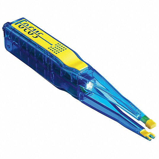 Connector Insertion and Removal Tool: Fiber Optic, 1 Pieces, Plastic Tool Body, 8 in Lg