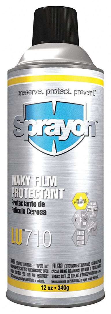 Corrosion Inhibitor: Wet Lubricant Film, Medium, Medium, 11.75 oz Container  Size, Aerosol - Grainger