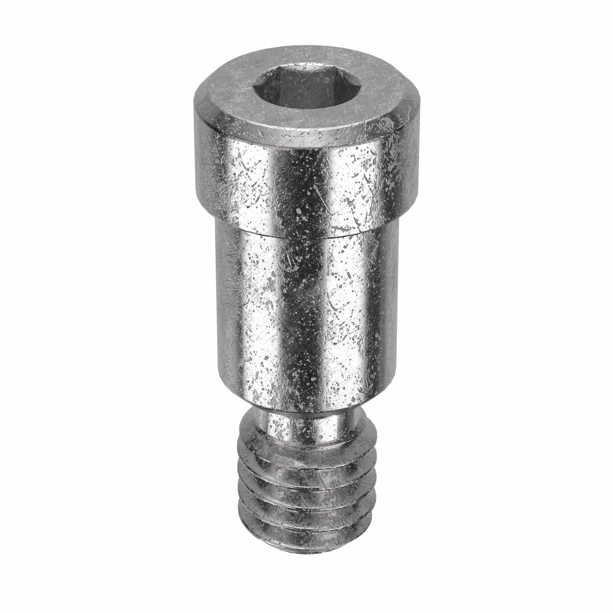 Shoulder Screw: Precision, M4-0.7 Thr Size, 5 mm Thr Lg, 6 mm Shoulder Lg, 5 mm Shoulder Dia, 5 PK