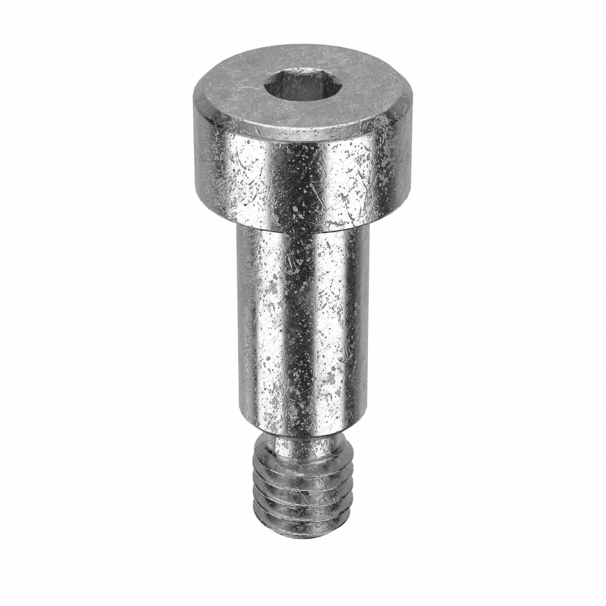 Shoulder Screw: Precision, M4-0.7 Thr Size, 5 mm Thr Lg, 10 mm Shoulder Lg, 5 mm Shoulder Dia, 5 PK