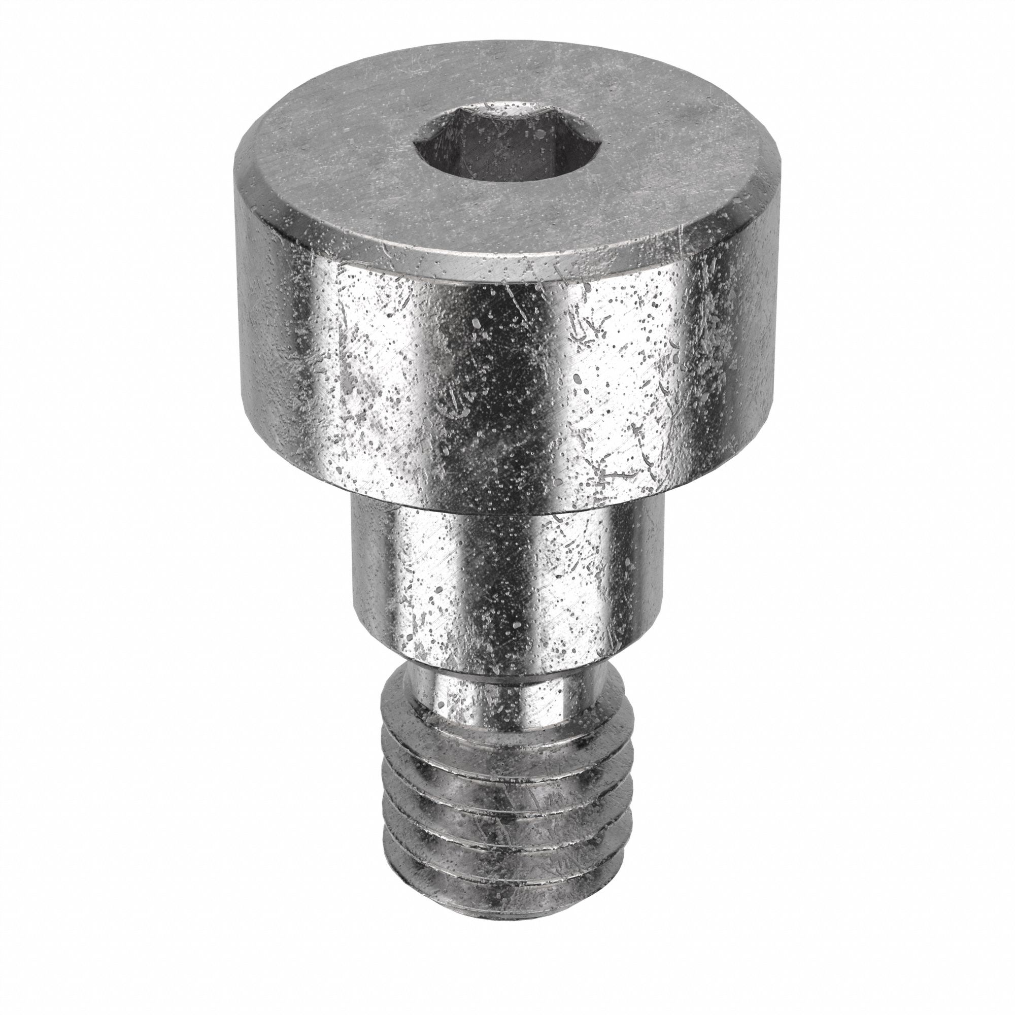 Shoulder Screw: Precision, M5-0.8 Thr Size, 6 mm Thr Lg, 5 mm Shoulder Lg, 6 mm Shoulder Dia, 5 PK
