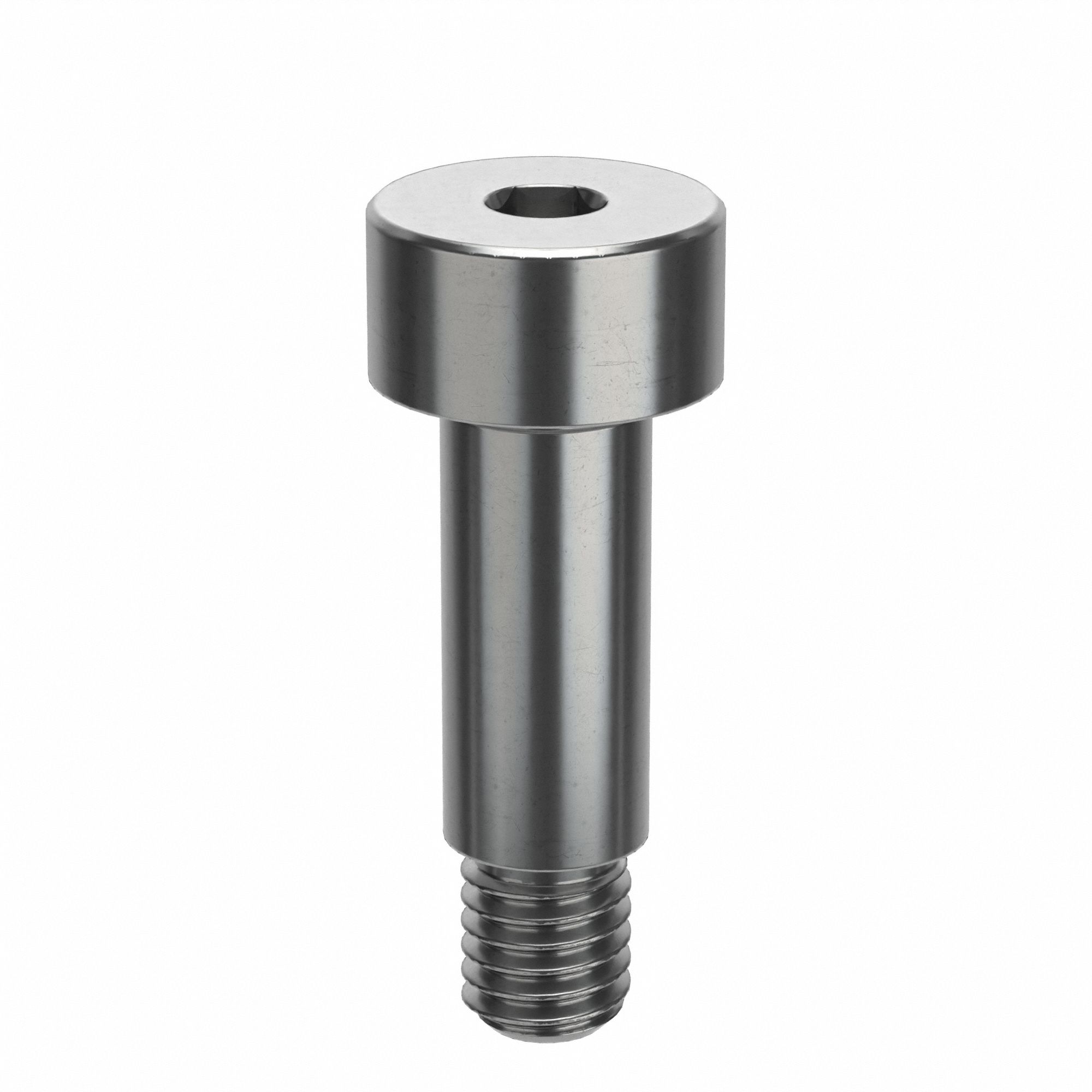Shoulder Screw: Precision, M5-0.8 Thr Size, 6 mm Thr Lg, 14 mm Shoulder Lg, 6 mm Shoulder Dia, 5 PK