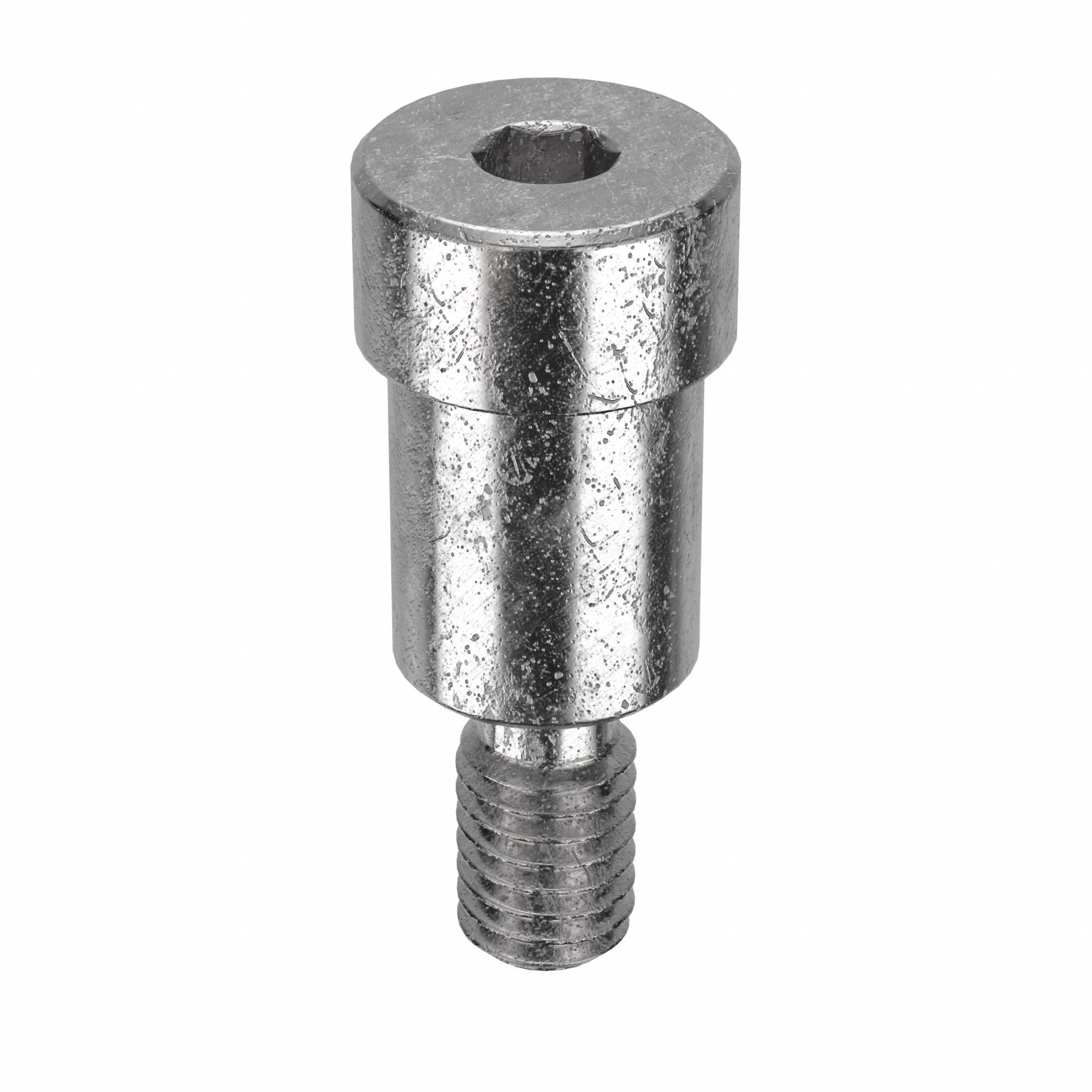 Shoulder Screw: Precision, M6-1 Thr Size, 11 mm Thr Lg, 12 mm Shoulder Lg, 10 mm Shoulder Dia, 5 PK