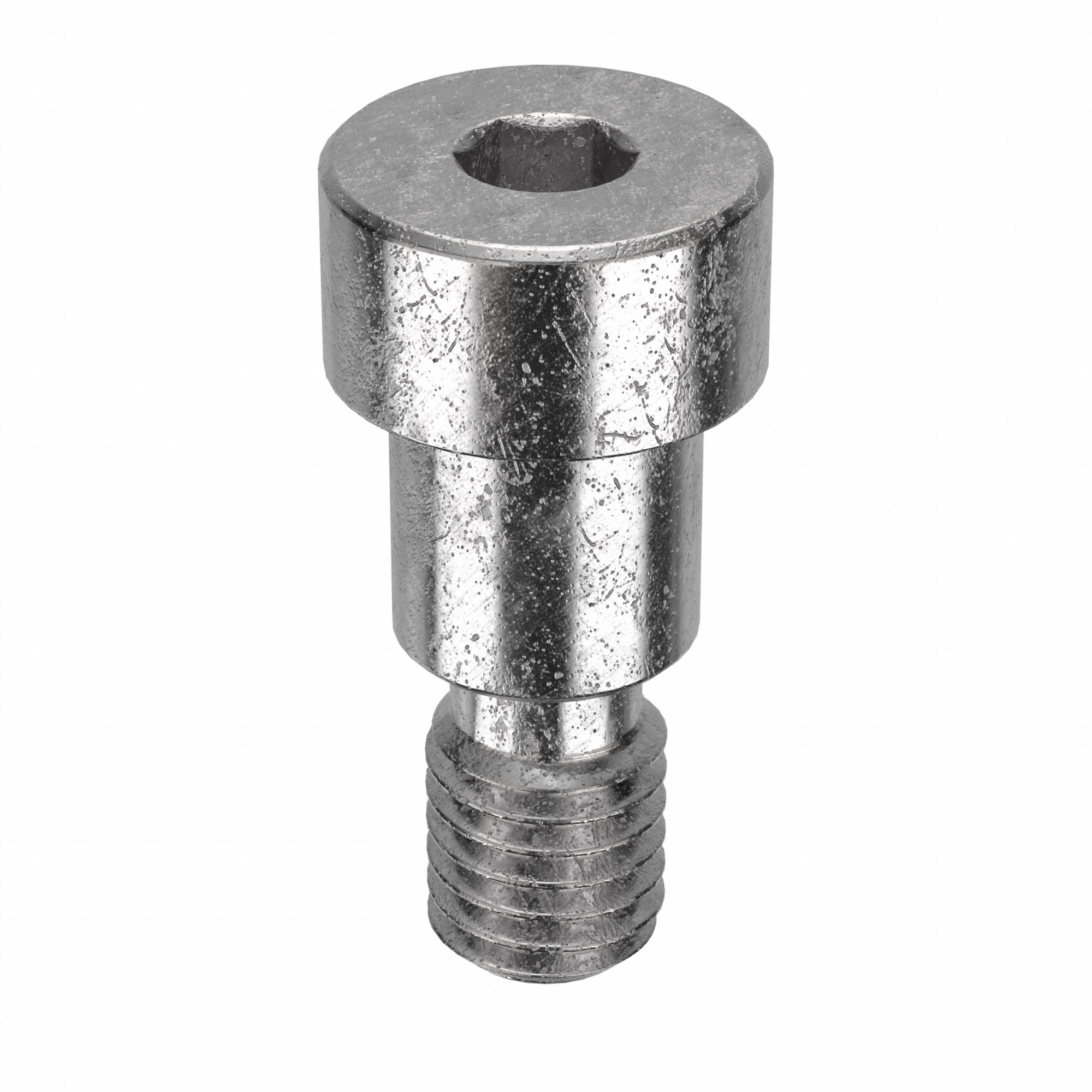 Shoulder Screw: Precision, M8-1.25 Thr Size, 12 mm Thr Lg, 10 mm Shoulder Lg, Std, Plain, 5 PK