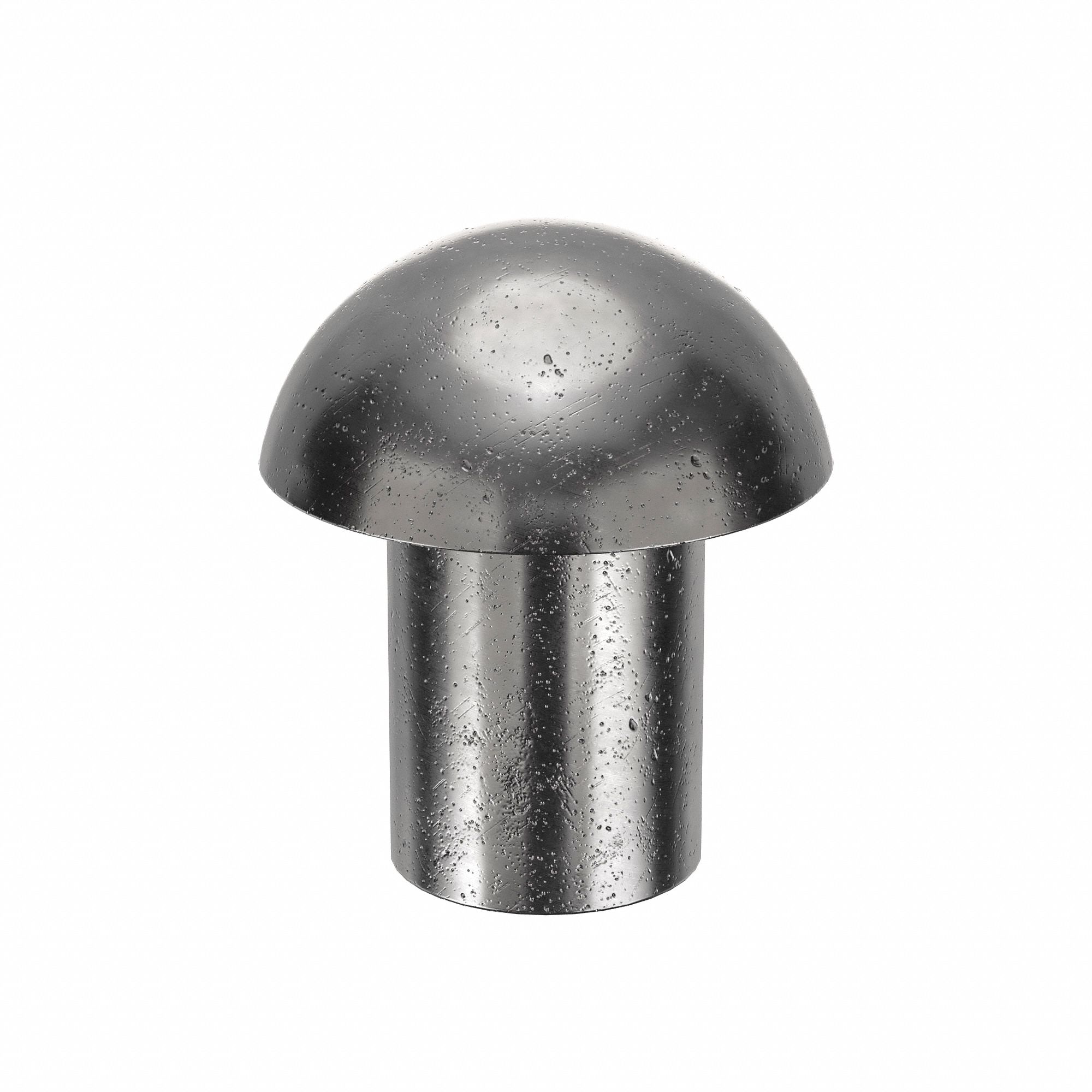 SOLID RIVET, INCH, DOME, 0.1875 IN SHANK DIA, 25/64 IN OVERALL L, STEEL, LOW CARBON, PLAIN, 240 PK