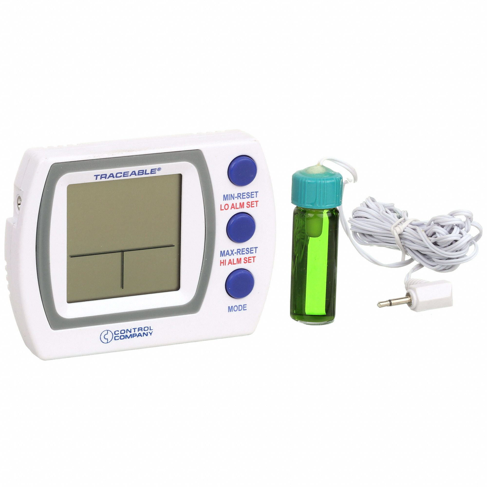 TRACEABLE Digital Thermometer, (1) Glycol Filled 5 mL Glass Vaccine