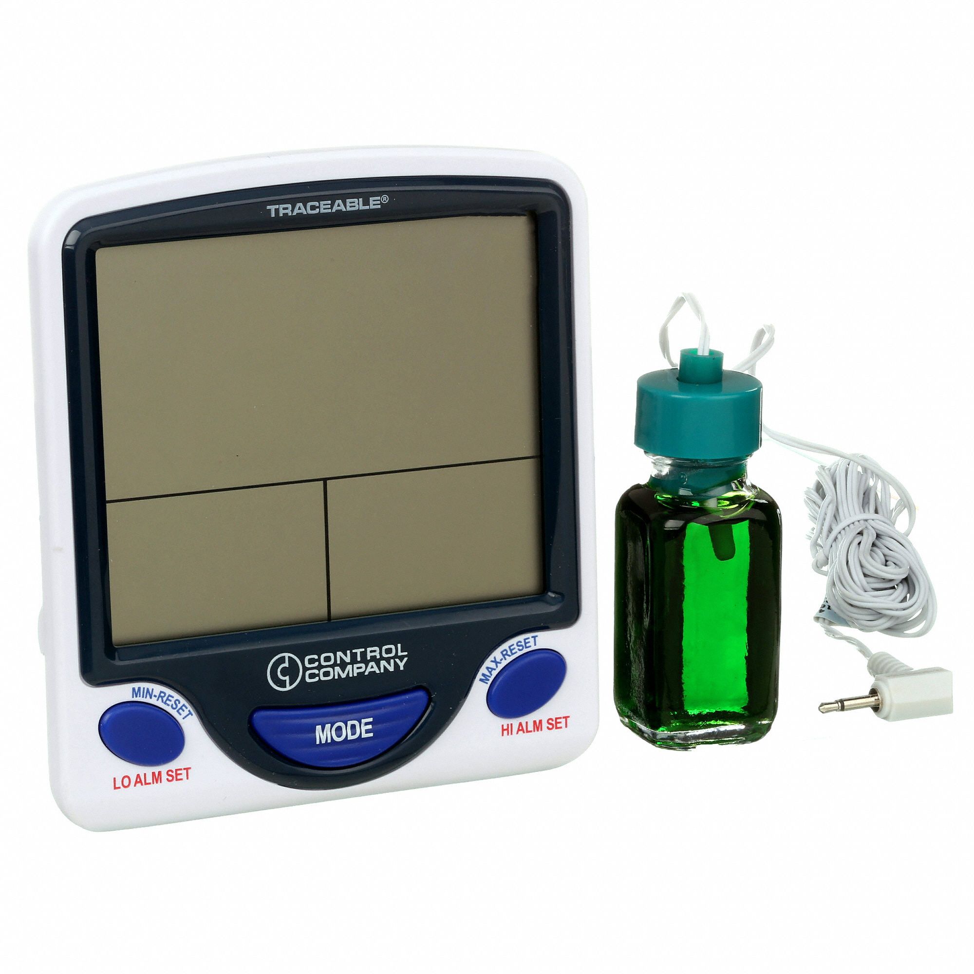 TRACEABLE Digital Thermometer, (1) Glycol Filled 5 mL Glass Vaccine