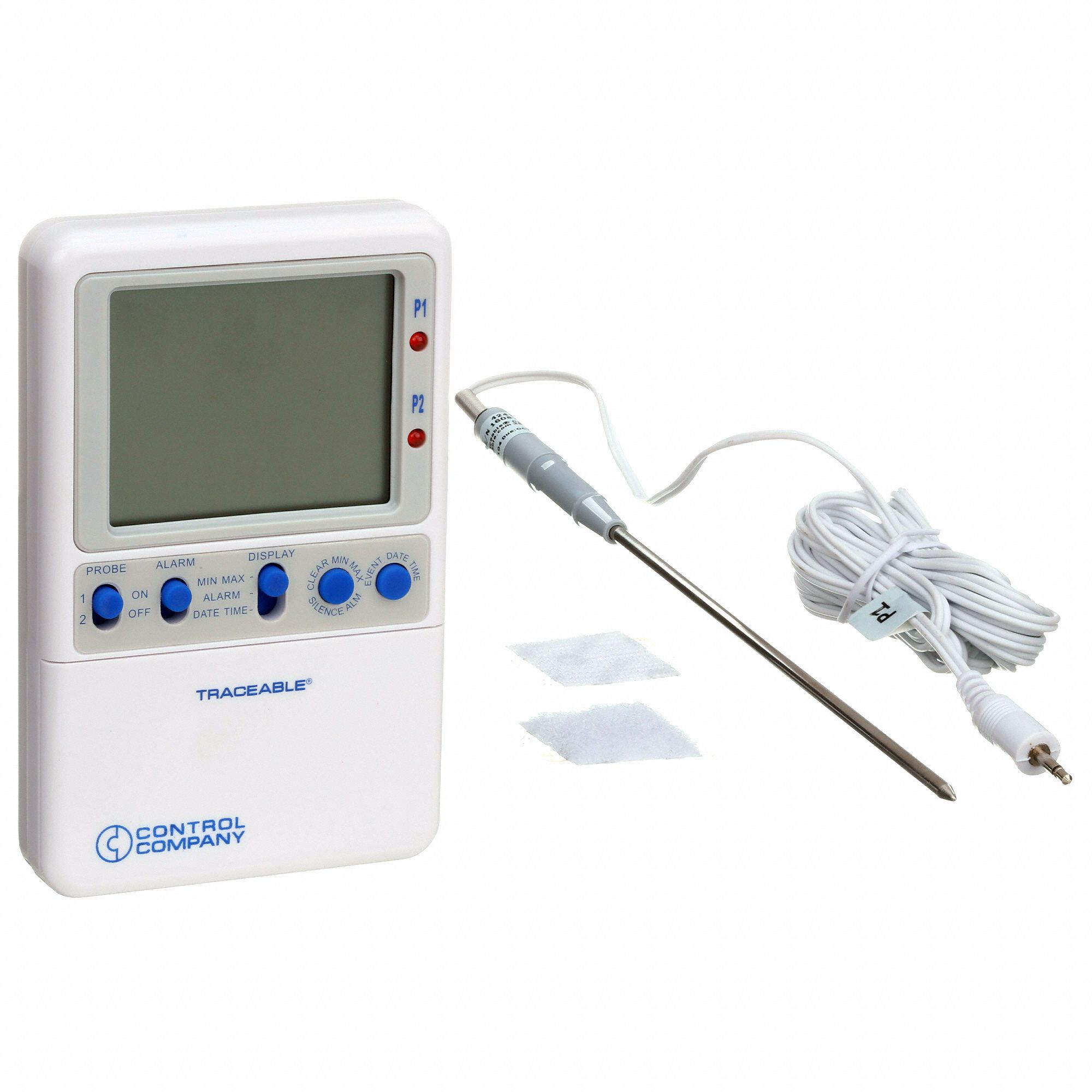 TRACEABLE Thermometer, (1) Stainless Steel Probe, Multi