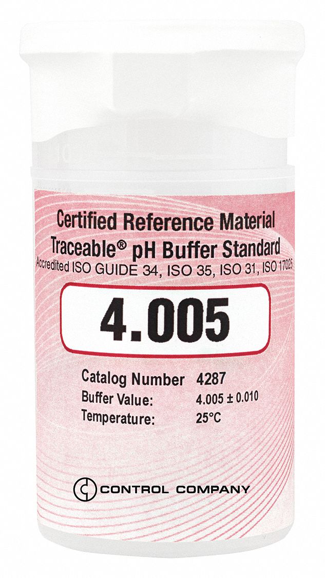 Buffer - pH 4.005: ACS, 100 mL, 123-03-5/7732-18-5/877-24-7, 4.005 pH, Solution, Liquid, Bottle, 6